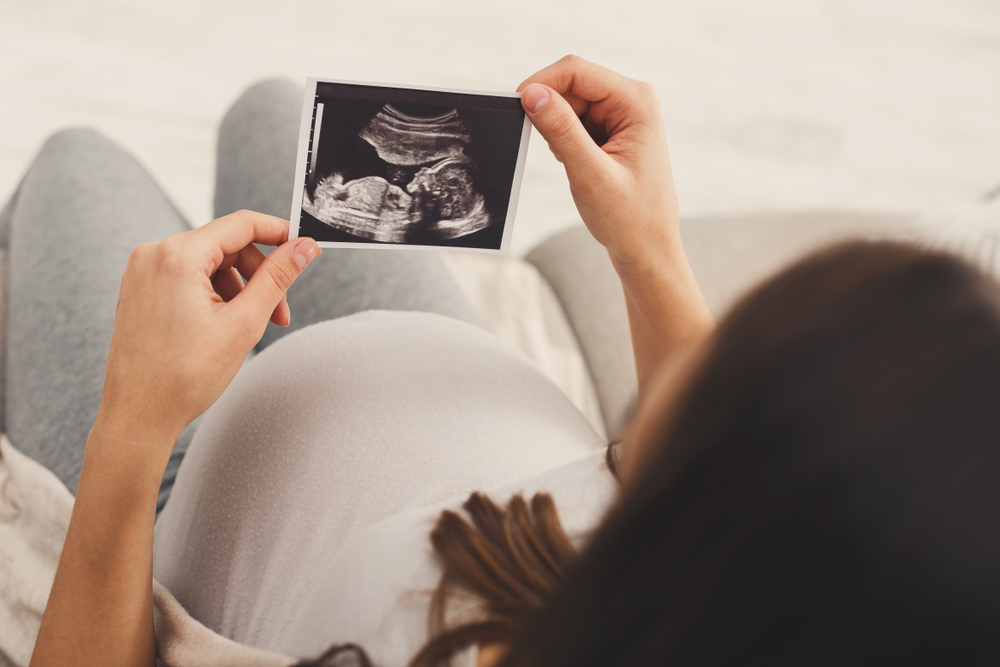 Échographie fœtale de référence montrant le développement du bébé in utero